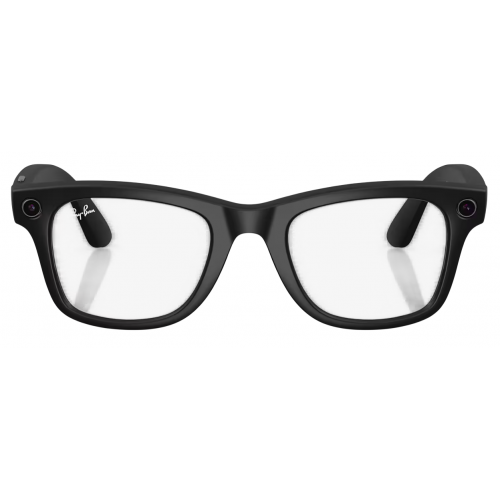 Умные очки Ray-Ban Meta* Wayfarer Gen 1 Matte Black, Фотохромные линзы Clear Transitions Graph.Green (RW4012), размер M
